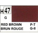 Gunze H47 Marron Rouge Brillant peinture acrylique 10 ml