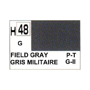 Gunze H48 Gris Militaire Brillant peinture acrylique 10 ml