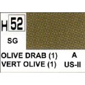 Gunze H52 Vert Olive Satiné peinture acrylique 10 ml