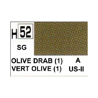 Gunze H52 Vert Olive Satiné peinture acrylique 10 ml