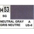 Gunze H53 Gris Neutre Satiné peinture acrylique 10 ml