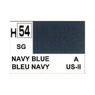 Gunze H54 Bleu Marine Satiné peinture acrylique 10 ml