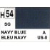 Gunze H54 Bleu Marine Satiné peinture acrylique 10 ml