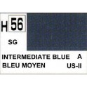 Gunze H56 Bleu Intermédiaire Satiné peinture acrylique 10 ml