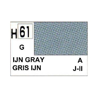 Gunze H61 Gris IJN Brillant peinture acrylique 10 ml