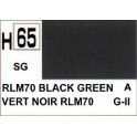 Gunze H65 Vert Noir Satiné peinture acrylique 10 ml