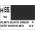 Gunze H65 Vert Noir Satiné peinture acrylique 10 ml