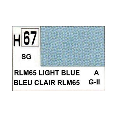Gunze H67 Bleu Clair RLM65 Satiné peinture acrylique 10 ml