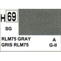 Gunze H69 Gris RLM75 Satiné peinture acrylique 10 ml