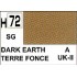 Gunze H72 Terre Foncé Satiné peinture acrylique 10 ml