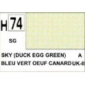 Gunze H74 Vert Oeuf Canard Satiné peinture acrylique 10 ml