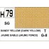 Gunze H79 Jaune Sable Foncé Satiné peinture acrylique 10 ml