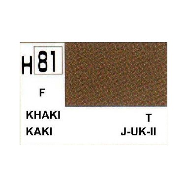 Gunze H81 Vert Kaki Clair Mat peinture acrylique 10 ml