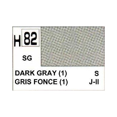 Gunze H82 Gris Foncé Satiné peinture acrylique 10 ml