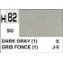 Gunze H82 Gris Foncé Satiné peinture acrylique 10 ml