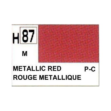 Gunze H87 Rouge Métallique peinture acrylique 10 ml