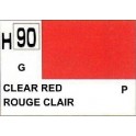 Gunze H90 Rouge Transparent Brillant peinture acrylique 10 ml