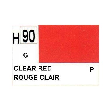 Gunze H90 Rouge Transparent Brillant peinture acrylique 10 ml