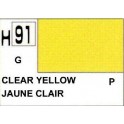Gunze H91 Jaune Transparent Brillant peinture acrylique 10 ml