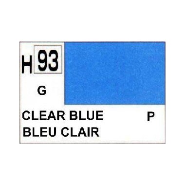 Gunze H93 Bleu Transparent Brillant peinture acrylique 10 ml
