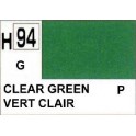 Gunze H94 Vert Transparent Brillant peinture acrylique 10 ml