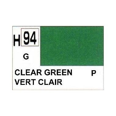 Gunze H94 Vert Transparent Brillant peinture acrylique 10 ml