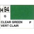 Gunze H94 Vert Transparent Brillant peinture acrylique 10 ml
