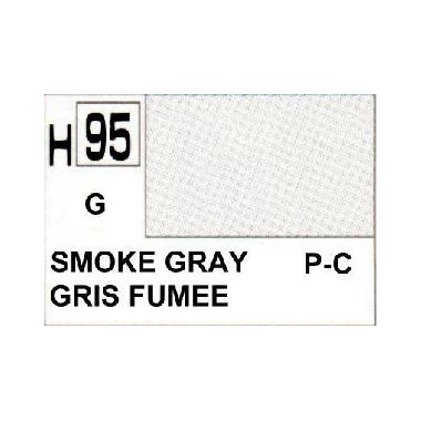 Gunze H95 Gris Fumée Brillant peinture acrylique 10 ml