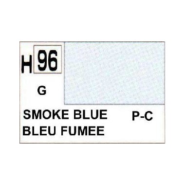 Gunze H96 Bleu Fumée Brillant peinture acrylique 10 ml