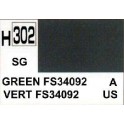 Gunze H302 Vert FS34092 Satiné peinture acrylique 10 ml