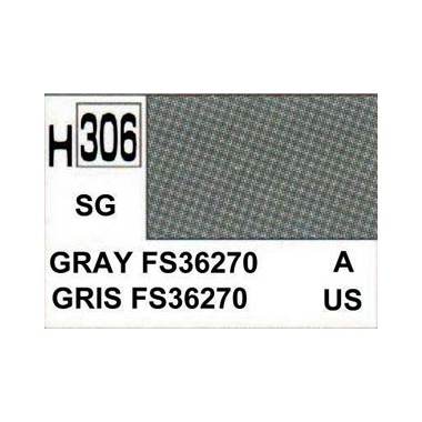 Gunze H306 Gris FS36270 Satiné peinture acrylique 10 ml