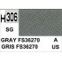 Gunze H306 Gris FS36270 Satiné peinture acrylique 10 ml