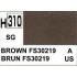 Gunze H310 Brun FS30219 Satiné peinture acrylique 10 ml