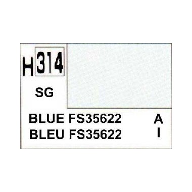 Gunze H314 Bleu FS35622 Satiné peinture acrylique 10 ml
