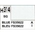 Gunze H314 Bleu FS35622 Satiné peinture acrylique 10 ml