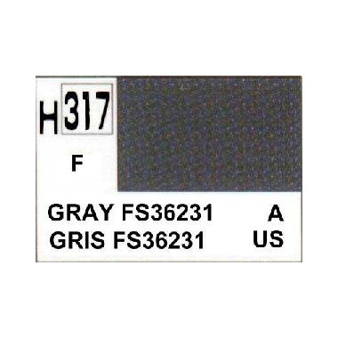 Gunze H317 Gris FS36231 Mat peinture acrylique 10 ml