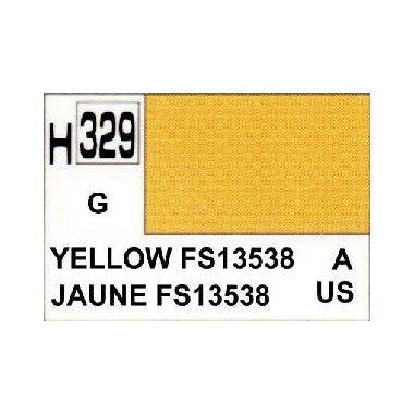 Gunze H329 Jaune FS13538 Brillant peinture acrylique 10 ml