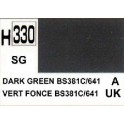 Gunze H330 Vert Foncé BS831C/641 Satiné peinture acrylique 10 ml