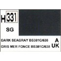 Gunze H331 Gris Foncé Mer BS831C/63 Satiné peinture acrylique 10 ml