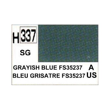 Gunze H337 Gris Bleu Satiné peinture acrylique 10 ml
