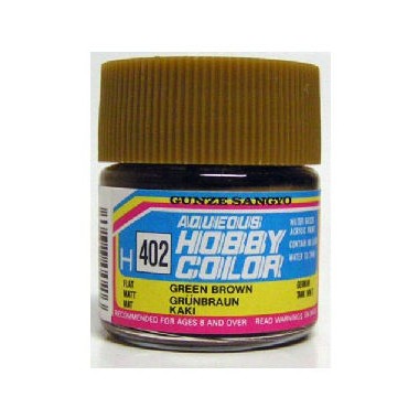 Gunze H402 Vert Marron Mat peinture acrylique 10 ml