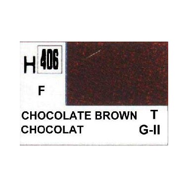Gunze H406 Marron Chocolat Mat peinture acrylique 10 ml