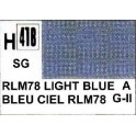 Gunze H418 Bleu RLM78 Satiné peinture acrylique 10 ml