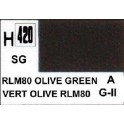 Gunze H420 Vert Olive RLM80 Satiné peinture acrylique 10 ml