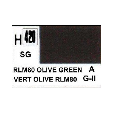 Gunze H420 Vert Olive RLM80 Satiné peinture acrylique 10 ml