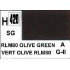 Gunze H420 Vert Olive RLM80 Satiné peinture acrylique 10 ml