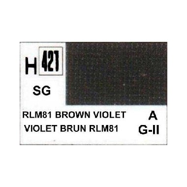 Gunze H421 Brun Violet RLM81 Satiné peinture acrylique 10 ml