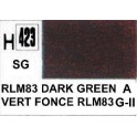 Gunze H423 Vert Foncé RLM83 Satiné peinture acrylique 10 ml