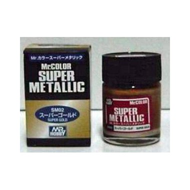 Gunze Super Metallic Or, peinture enamel 18 ml