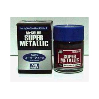 Gunze Super Metallic Fer, peinture enamel 18 ml